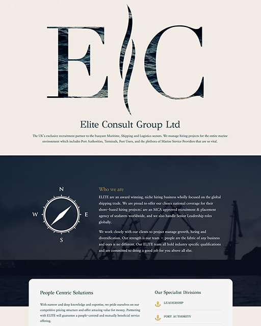 Elite Consult website