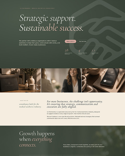SJ Partnership website